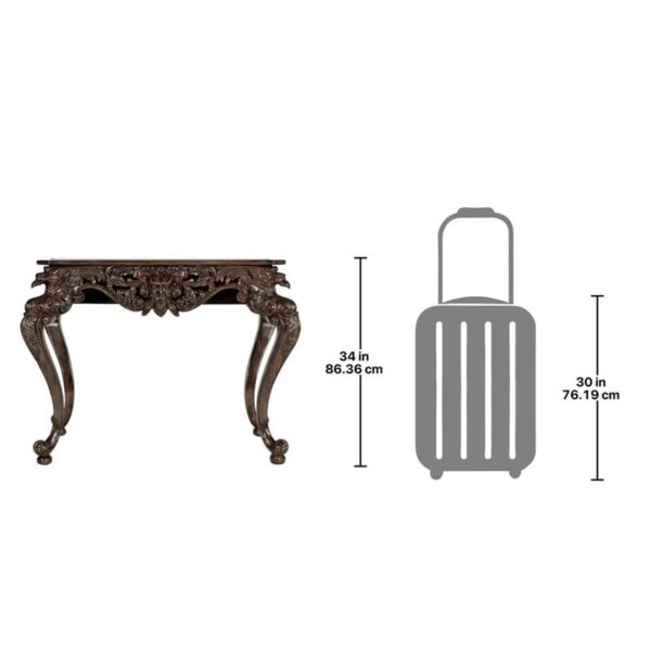 Design Toscano AF7359 45 1/2 Inch King Frederic Console Table