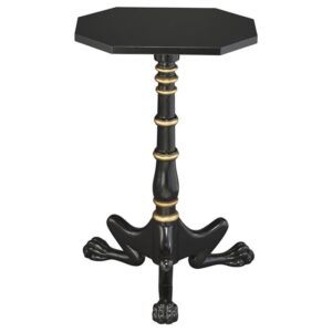 Design Toscano AF7835 17 Inch Hounds Leg Mahogany Petite Tripod Table