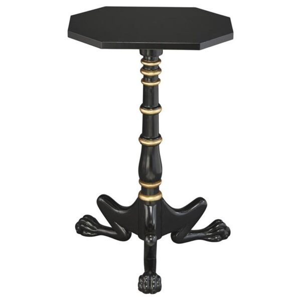 Design Toscano AF7835 17 Inch Hounds Leg Mahogany Petite Tripod Table