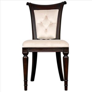 Design Toscano AF951787 Bacall 21 1/2 Inch Curved Back Dining Chair Set