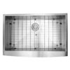 Nantucket Sinks Apron332010-16 33 Inch Pro Series Single Bowl Undermount Apron Front Stainless Steel Kitchen Sink