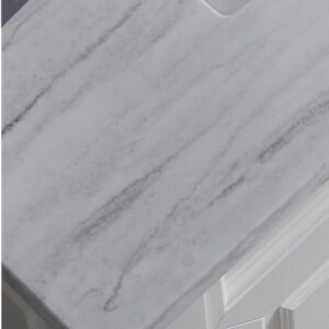 James Martin 080-825-S22-AF 22 Inch Solid Surface Arctic Fall Vanity Top for the 825 Collection (3 cm, No Sink)