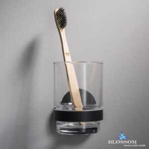 Blossom BA02 503 04 Toothbrush Holder in Matte Black BA02 503 04 BA0250304