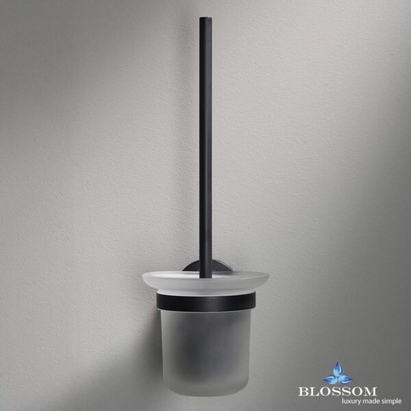 Blossom BA02 508 04 Toilet Brush Holder in Matte Black BA02 508 04 BA0250804