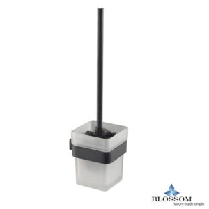 Blossom BA02 608 04 Toilet Brush Holder in Matte Black BA02 608 04 BA0260804