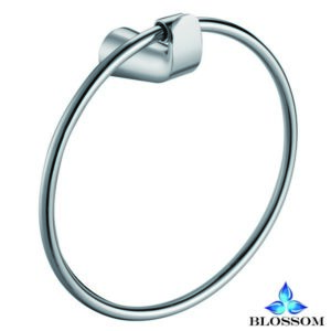 Blossom BA02 104 01 Wall Mounted Towel Ring in Chrome