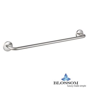 Blossom BA02 506 02 24 Inch Single Towel Bar in Brush Nickel