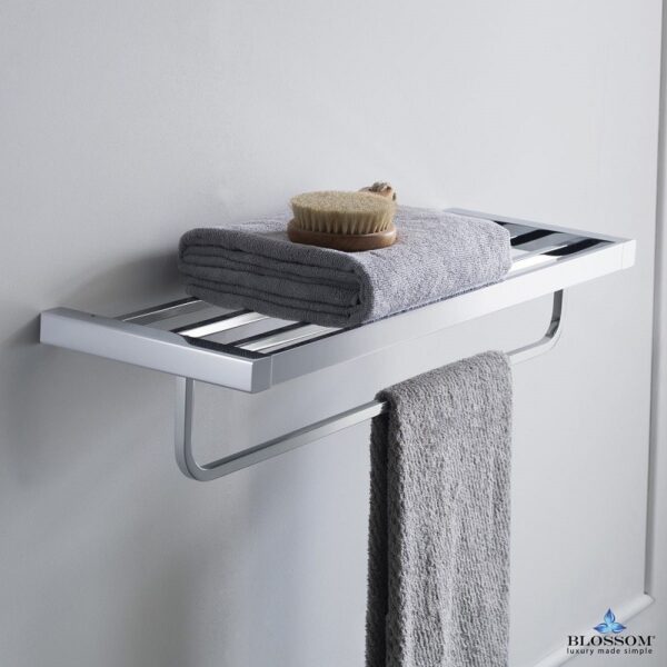 Blossom BA02 609 01 Towel Rack in Chrome