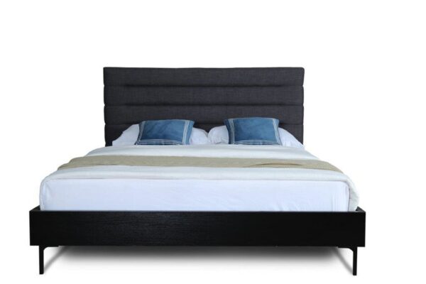 Manhattan Comfort Schwamm Full-Size Bed in Grey