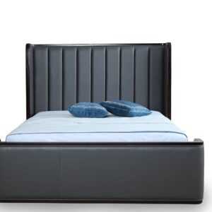 Manhattan Comfort Kingdom Graphite Queen Bed