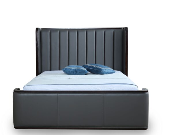 Manhattan Comfort Kingdom Graphite Queen Bed