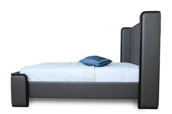 Manhattan Comfort Kingdom Graphite Queen Bed