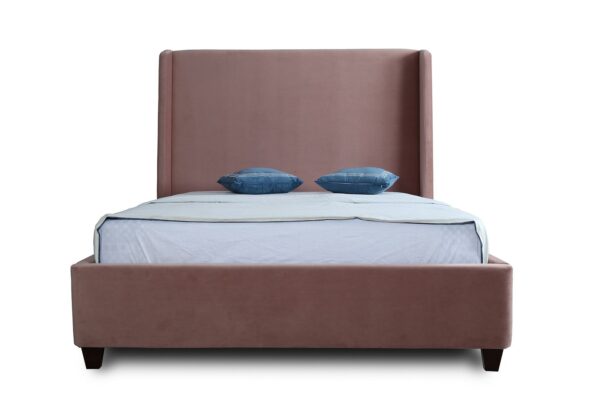 Manhattan Comfort Parlay Blush Queen Bed