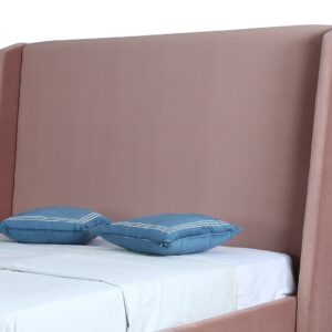 Manhattan Comfort Parlay Blush Queen Bed