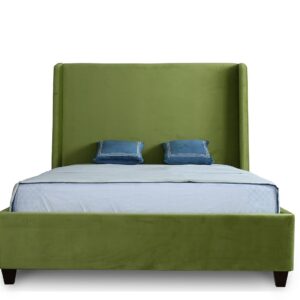 Manhattan Comfort Parlay Pine Green Queen Bed