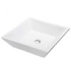 Blossom C04 1616 16 1/8 Inch Vessel Ceramic Square Bathroom Sink