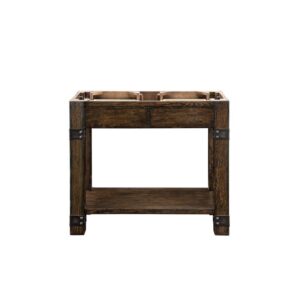 James Martin C205-V39.5-RSA Brooklyn 39.5 Inch Wooden Sink Console in Rustic Ash