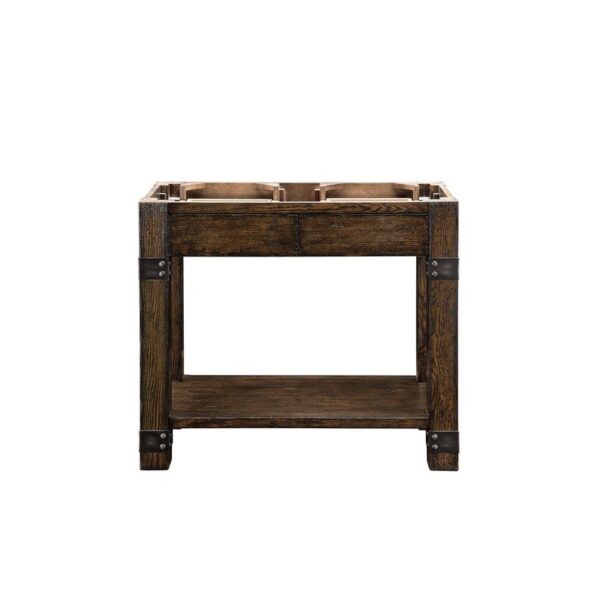 James Martin C205-V39.5-RSA Brooklyn 39.5 Inch Wooden Sink Console in Rustic Ash