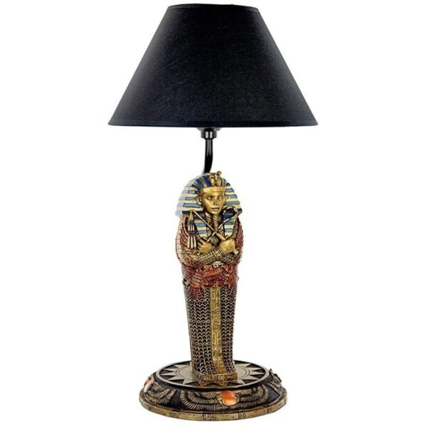 Design Toscano CL7924 6 1/2 Inch King Tut Sarcophagus Table Lamp