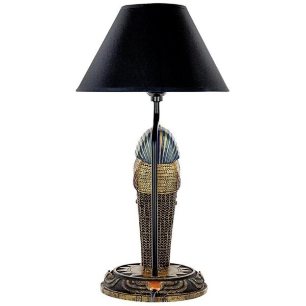 Design Toscano CL7924 6 1/2 Inch King Tut Sarcophagus Table Lamp