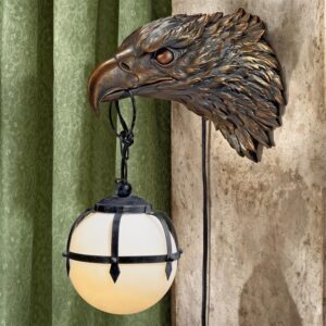 Design Toscano CL80003 7 1/2 Inch Enlightening Freedom Wall Sconce - Faux Bronze