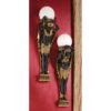 Design Toscano CL95114 8 1/2 Inch Set of Caryatid and Telemon Egyptian Scones