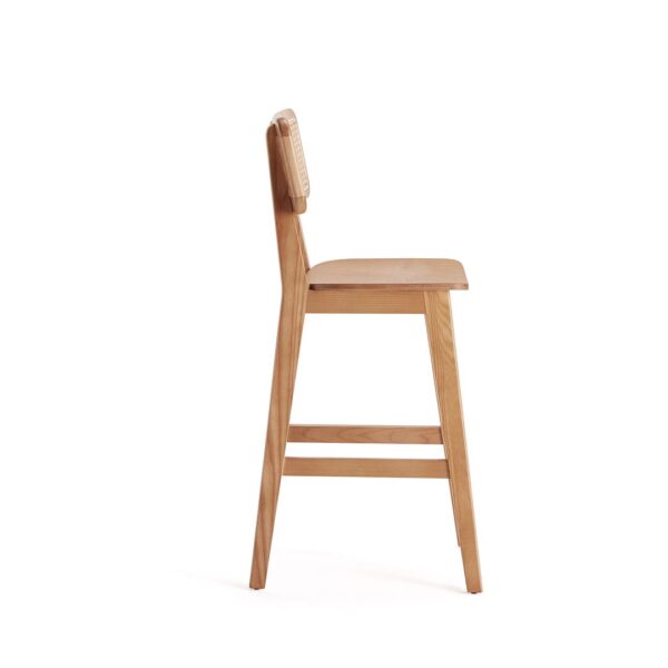 Manhattan Comfort Versailles Counter Stool in Nature Cane