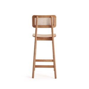 Manhattan Comfort Versailles Counter Stool in Nature Cane