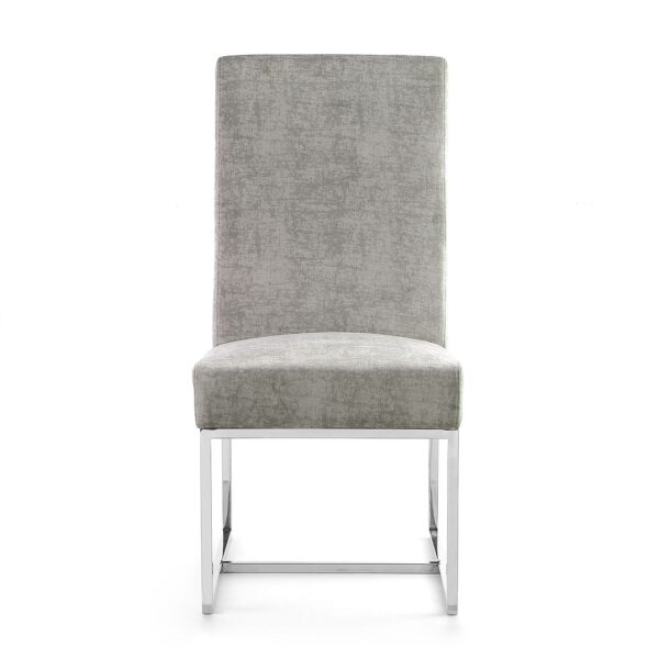 Manhattan Comfort Element Steel Velvet Dining Chair