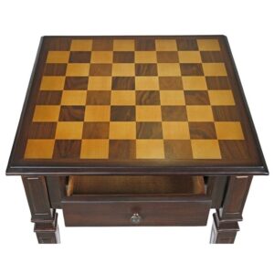 Design Toscano DE302 20 1/2 Inch Walpole Manor Gaming Chess Table