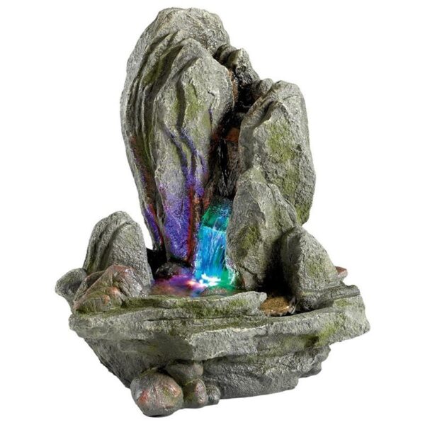 Design Toscano DW10101 12 Inch Boulder Falls Cascading Fountain