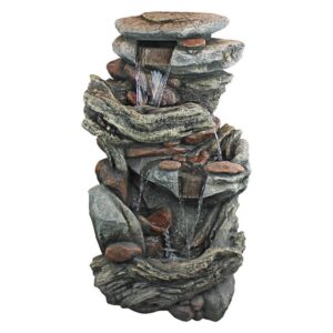 Design Toscano DW172122 23 Inch Cathedral Falls Cascading Fountain