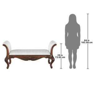 Design Toscano DY8110 60 Inch Maison Mehieu Bench