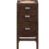 James Martin E444-BC15-MCA Addison 15 Inch Base Cabinet with Drawers in Mid Century Acacia