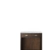 James Martin E444-CU30-MCA-3AF Addison 30 Inch Free-Standing Countertop Unit/Make-up Counter in Mid Century Acacia with 3 cm Arctic Fall Solid Surface Top