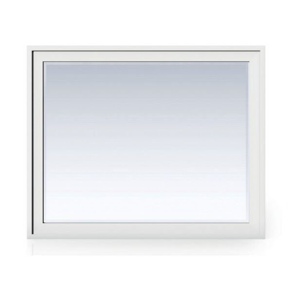 James Martin E444-M48-GW Addison 48 Inch Rectangular Mirror in Glossy White