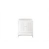 James Martin E645-V30-GW Athens 30 Inch Single Vanity Cabinet in Glossy White