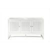 James Martin E645-V60D-GW Athens 60 Inch Double Vanity Cabinet in Glossy White