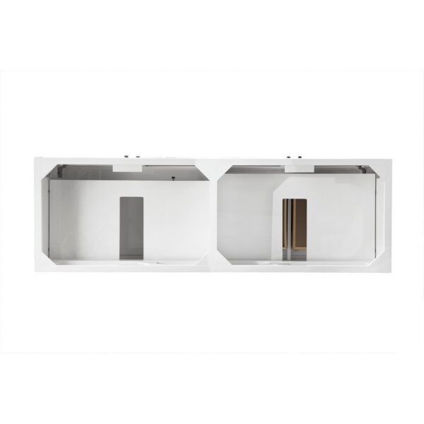 James Martin E645-V72-GW Athens 72 Inch Double Vanity Cabinet in Glossy White