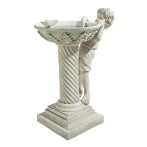 Design Toscano EU1392 23 1/2 Inch Summers Splash Birdbath