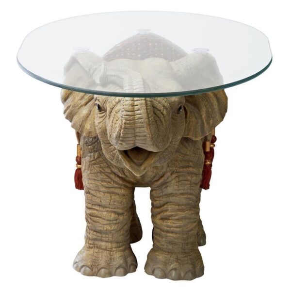 Design Toscano EU29868 30 Inch Jaipur Elephant Festival Table