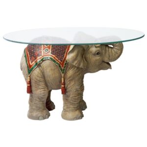 Design Toscano EU29868 30 Inch Jaipur Elephant Festival Table