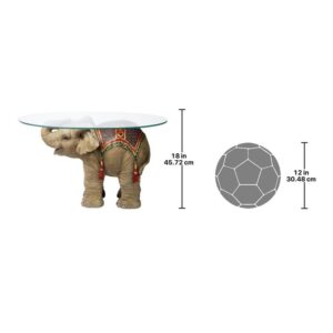 Design Toscano EU29868 30 Inch Jaipur Elephant Festival Table