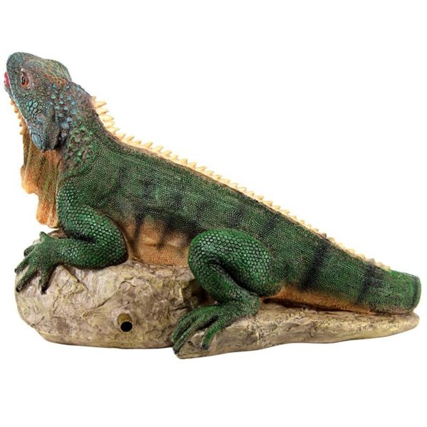 Design Toscano EU9316 16 Inch Ike the Iguana Spitter Piped Statue