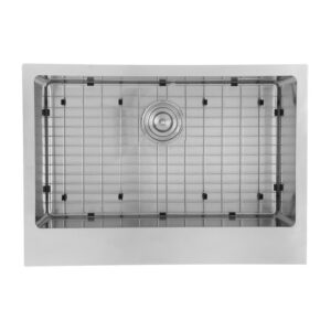 Nantucket Sinks EZApron30 Patented Design Stainless Steel Apron Sink