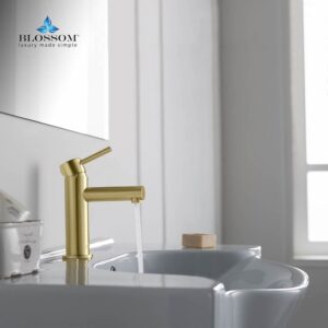 Blossom F01 116 6 7/8 Inch Single Handle Bathroom Faucet