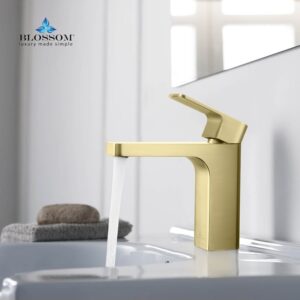 Blossom F01 118 6 1/4 Inch Single Handle Bathroom Faucet