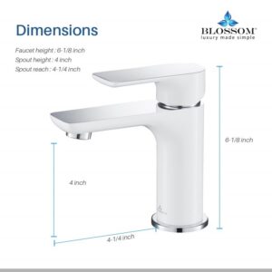 Blossom F01 120 6 1/8 Inch Single Handle Bathroom Faucet