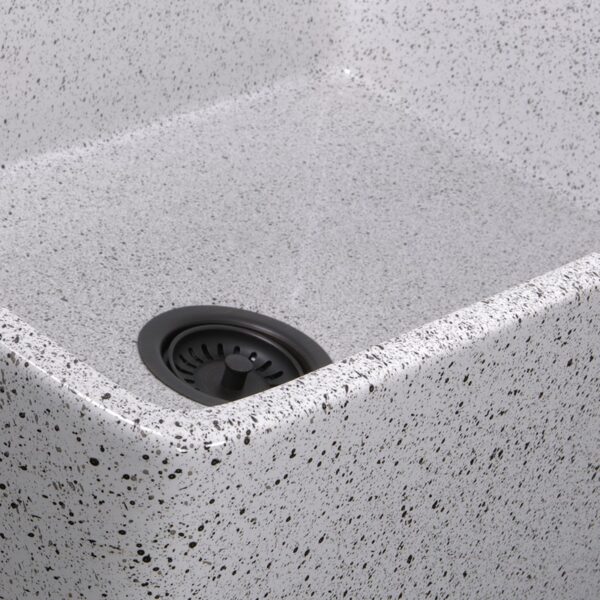 Nantucket Sinks FCFS3020S-PietraSarda Vineyard 30 Inch Farmhouse Fireclay Sink in Pietra Sarda Finish