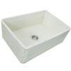 Nantucket Sinks FCFS3020S-ShabbyStraw Vineyard 30 Inch Farmhouse Fireclay Sink in Shabby Straw Finish